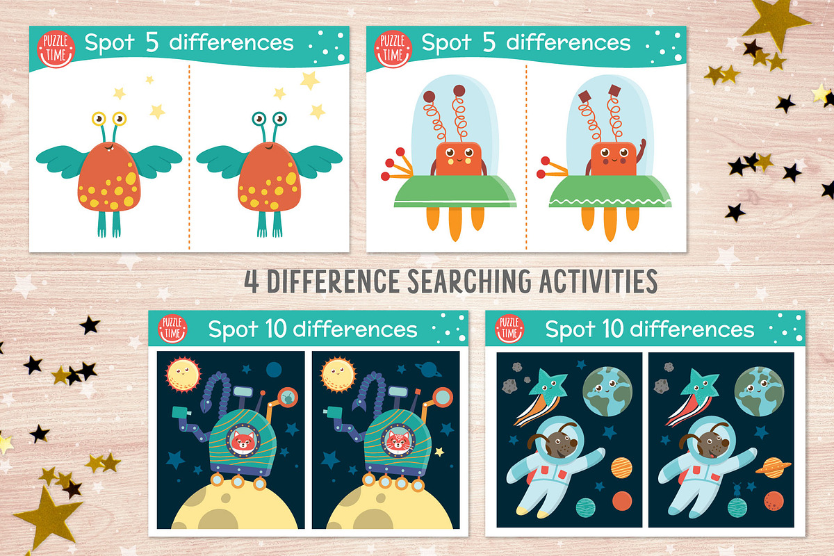 Space Games, an Education Illustration by Lexi Claus (Photo 7 of 13)