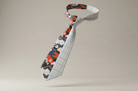 Floating Tie Mockups, a Mockup by Luuqas Design