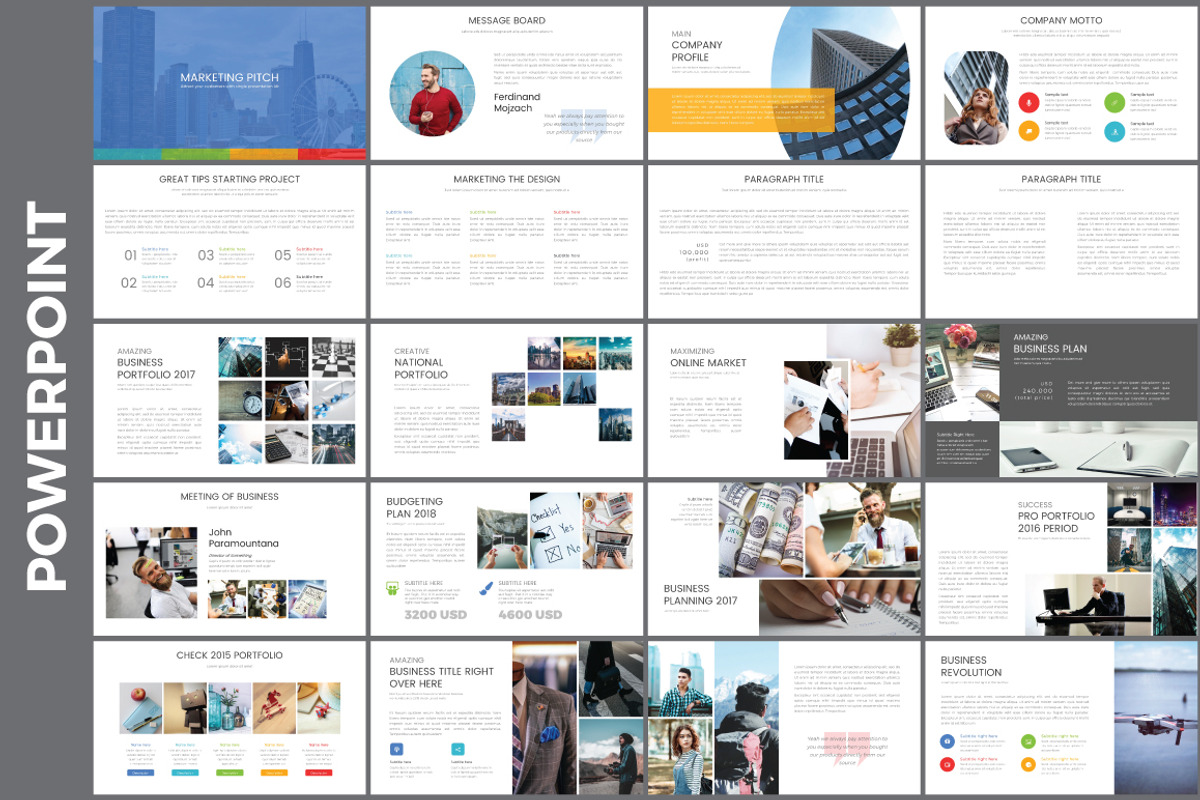 Hara Presentation Template, a Presentation Template by GreenDesign (Photo 1 of 5)