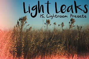 15 Light Leaks Presets