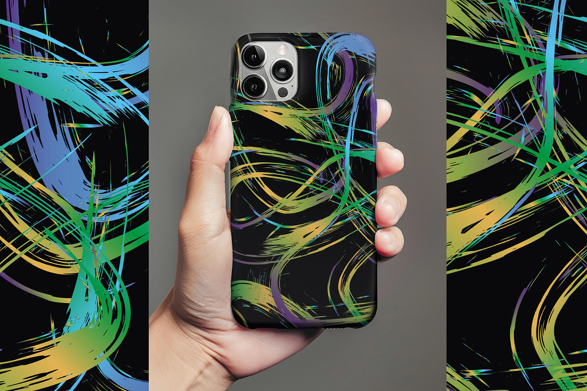 Colorful Paint Traces, a Wallpaper Graphic by MalyskaStudio (Photo 7 of 13)