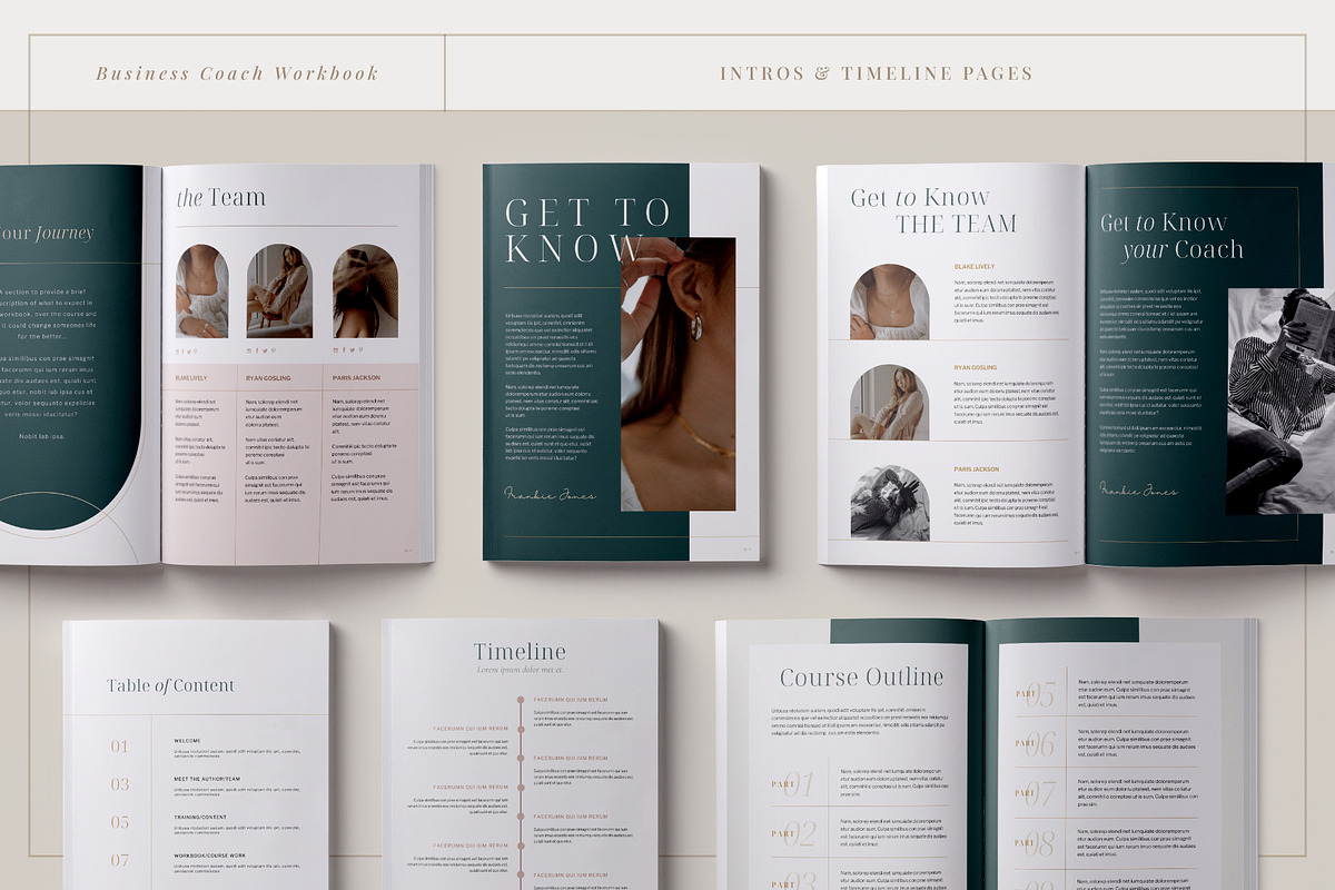 Business Workbook | CANVA & Indd, a Templates & Theme by Marigold Studios (Photo 10 of 15)