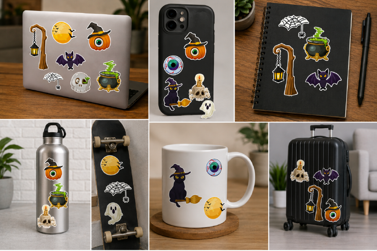 Halloween Sticker Pack, an Object Graphic by BabySofja (Photo 2 of 3)