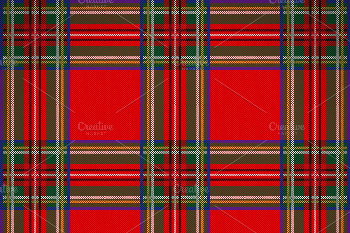 Set of 10 tartan patterns, a Pattern Graphic by VasilkovS