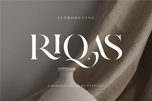 Riqas Modern Ligature Serif