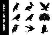 Birds Silhouette Collection, an Object Graphic by nandinigraphics (Thumbnail 1 of 3)