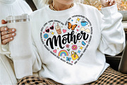 Retro Mothers Day, Mama Heart, Mom, a Seasonal Illustration by Sublimation Artist (Thumbnail 2 of 9)