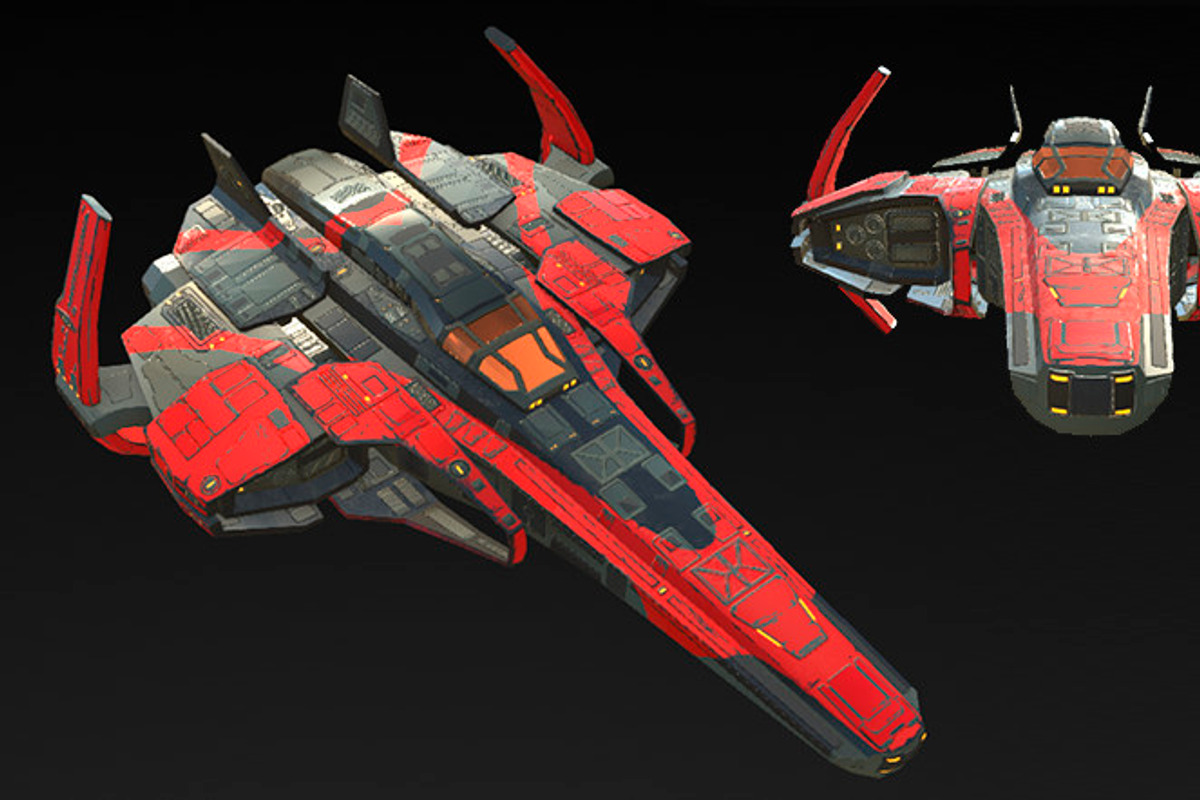 Spaceship Fighter, a Cars & Vehicle 3D Model by obeyart (Photo 4 of 8)
