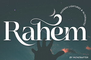 Rahem Modern Serif Font