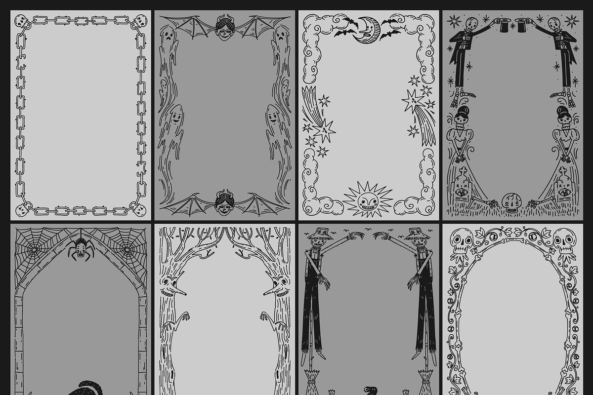 Haunted Hollow: Halloween Kit., a Seasonal Illustration by Red Monkey (Photo 8 of 11)