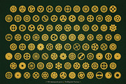100 vector gears (Ai, Eps, Png, Jpg), an Object Graphic by TheBigLake (Thumbnail 2 of 2)