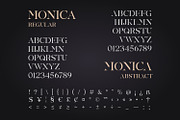 Monica Allcaps Font Duo, a Serif Font by Asenbayu (Thumbnail 8 of 10)