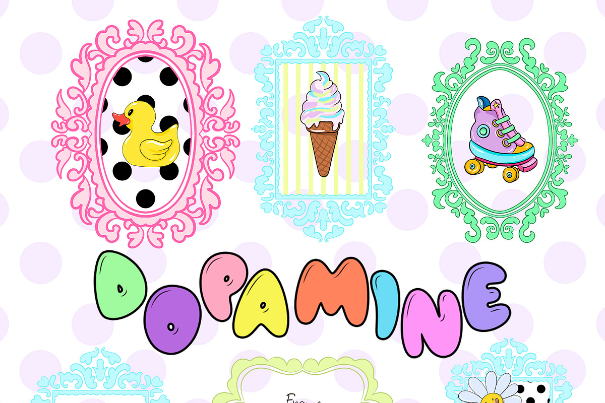 Dopamine. Hand draw graphic, an Object Graphic by ma_i_vi (Photo 7 of 9)