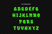 Stinky Slime - Halloween Font, a Handwritten Font by Arendxstudio (Thumbnail 8 of 9)