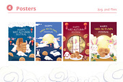 Mid-Autumn Festival & White Rabbit, an Animal Illustration by CreativeValuation (Thumbnail 6 of 17)