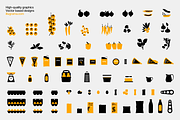 Italian Pasta - Modern Graphics, a Food Illustration by illugrama (Thumbnail 8 of 13)