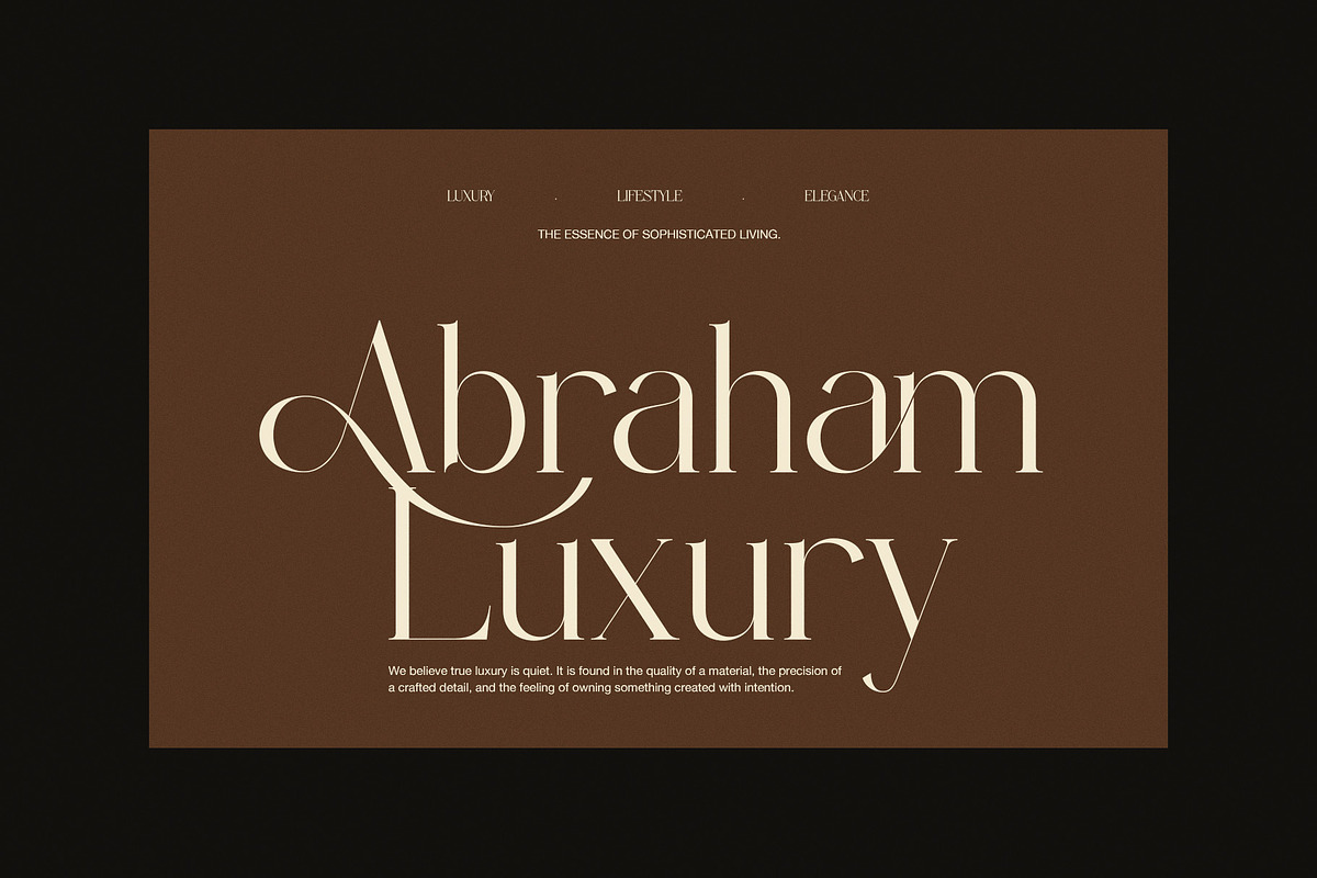 Rinda Luxury Serif Display Font, a Serif Font by Perfectype (Photo 2 of 8)