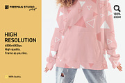 Hoodie Mock-Up Set, a Hoody Mockup by Freeman Studio (Thumbnail 4 of 16)