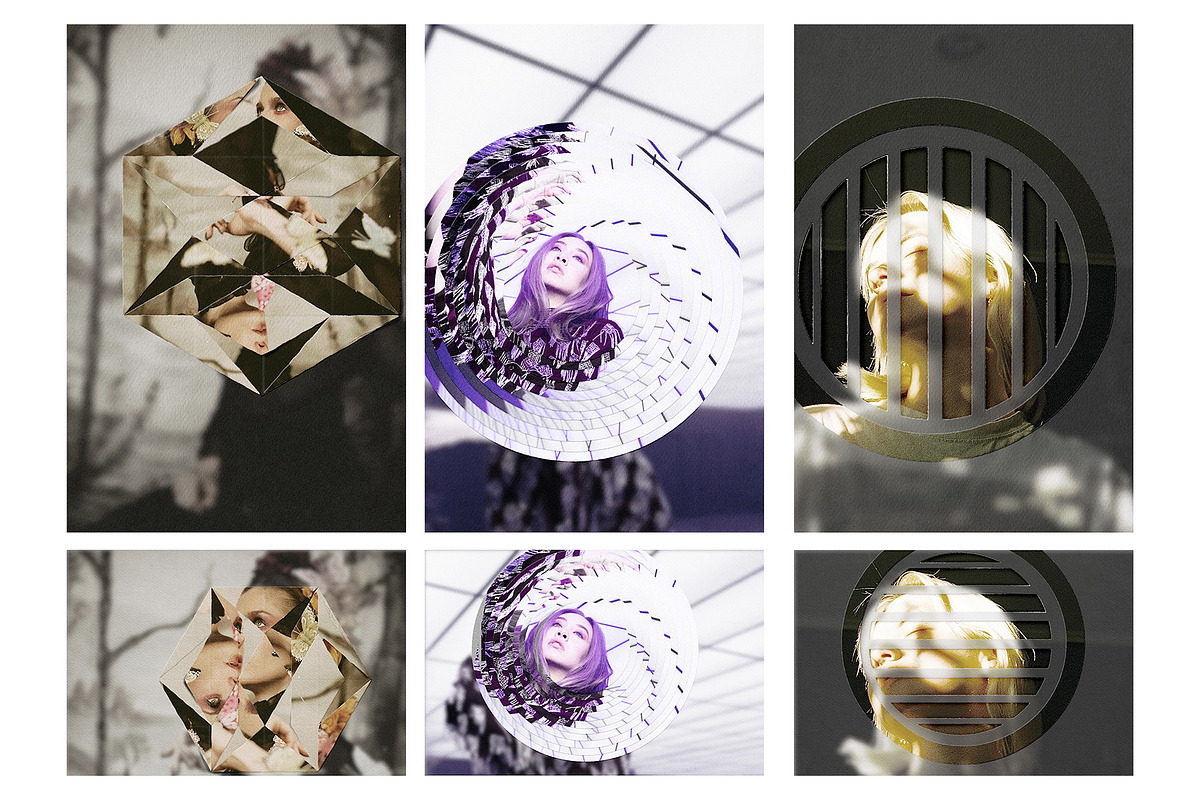 Layered Paper Template #4, a Layer Style Add-On by bbymedia.store (Photo 2 of 8)