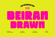 CS Beiran Drawn, a Sans Serif Font by Craft Supply Co. (Thumbnail 1 of 8)