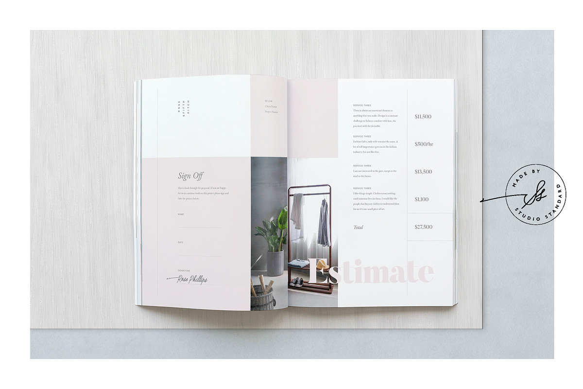 ROSE — Creative Pitch, a Brochure Template by Studio Standard (Photo 5 of 12)