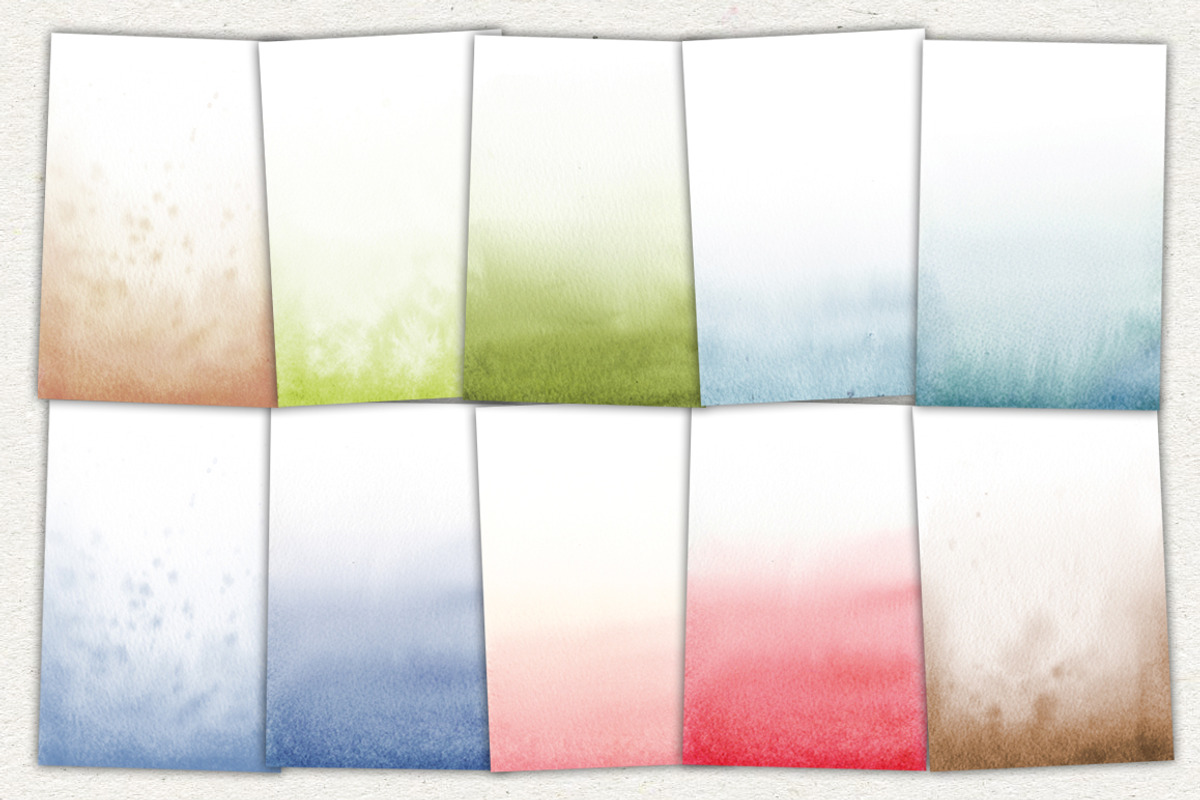 Ombre Watercolor Paper, a Texture Illustration by swiejko (Photo 2 of 2)
