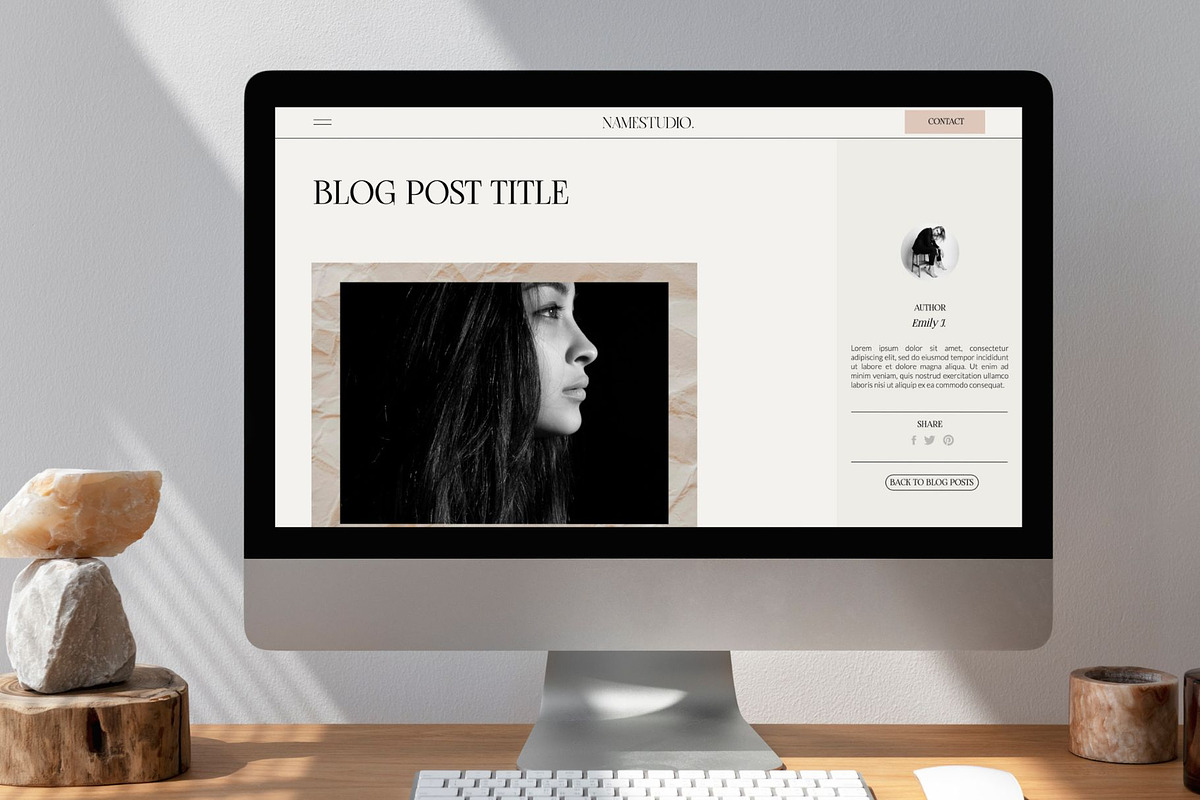 Showit Blog Add on Template, a Landing Page Template by Digital&Chic (Photo 4 of 7)