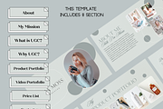 UGC Portfolio Website Canva Template, a Landing Page Template by Wixify Studio (Thumbnail 4 of 8)