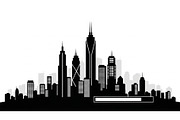 City Skyline Silhouette Bundle, an Illustration by jahid234 (Thumbnail 32 of 41)