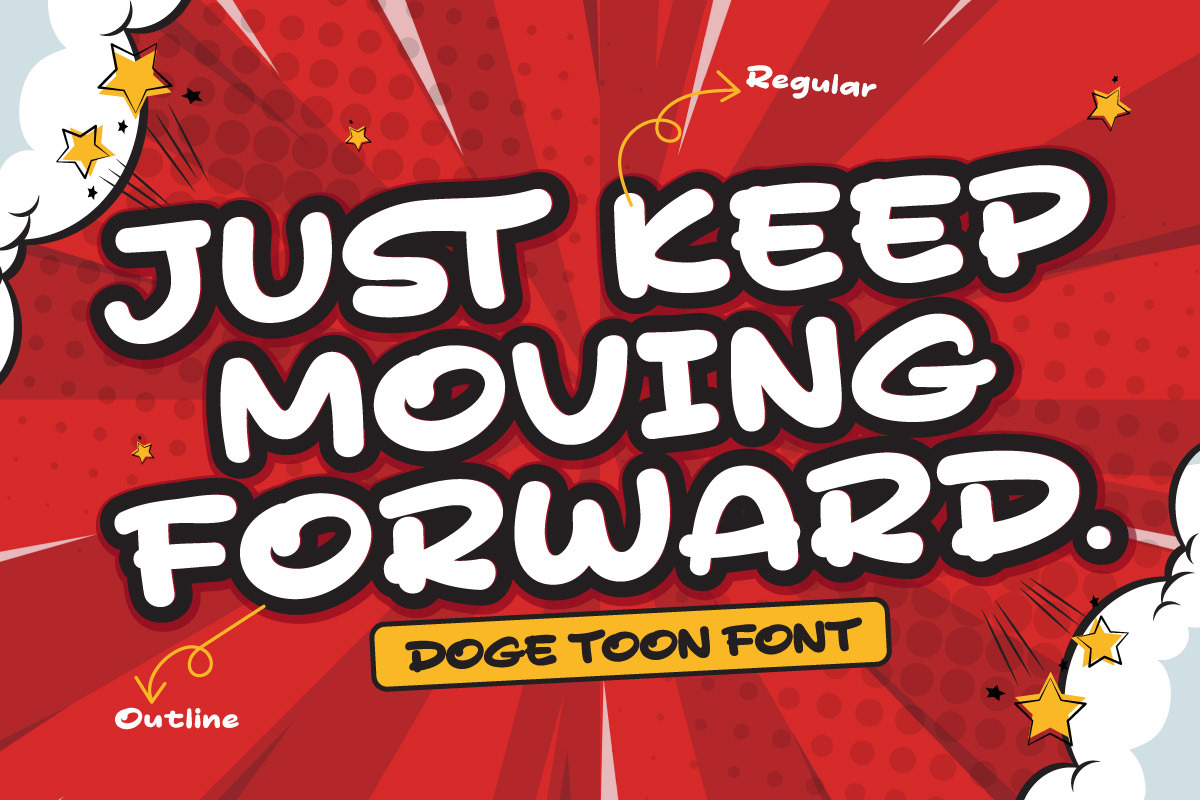 Doge Toon - Display Cartoon Font, a Handwritten Font by productype1 (Photo 3 of 10)