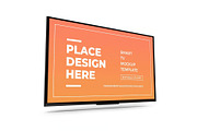 Smart TV Display Mockup Template Set, a Device Mockup by DesignRushMarket (Thumbnail 9 of 11)