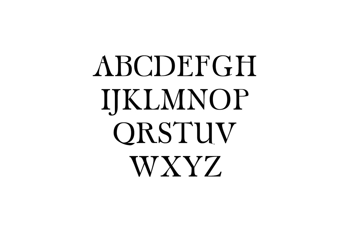 Carita Clean Serif 3 Font Family preview 2