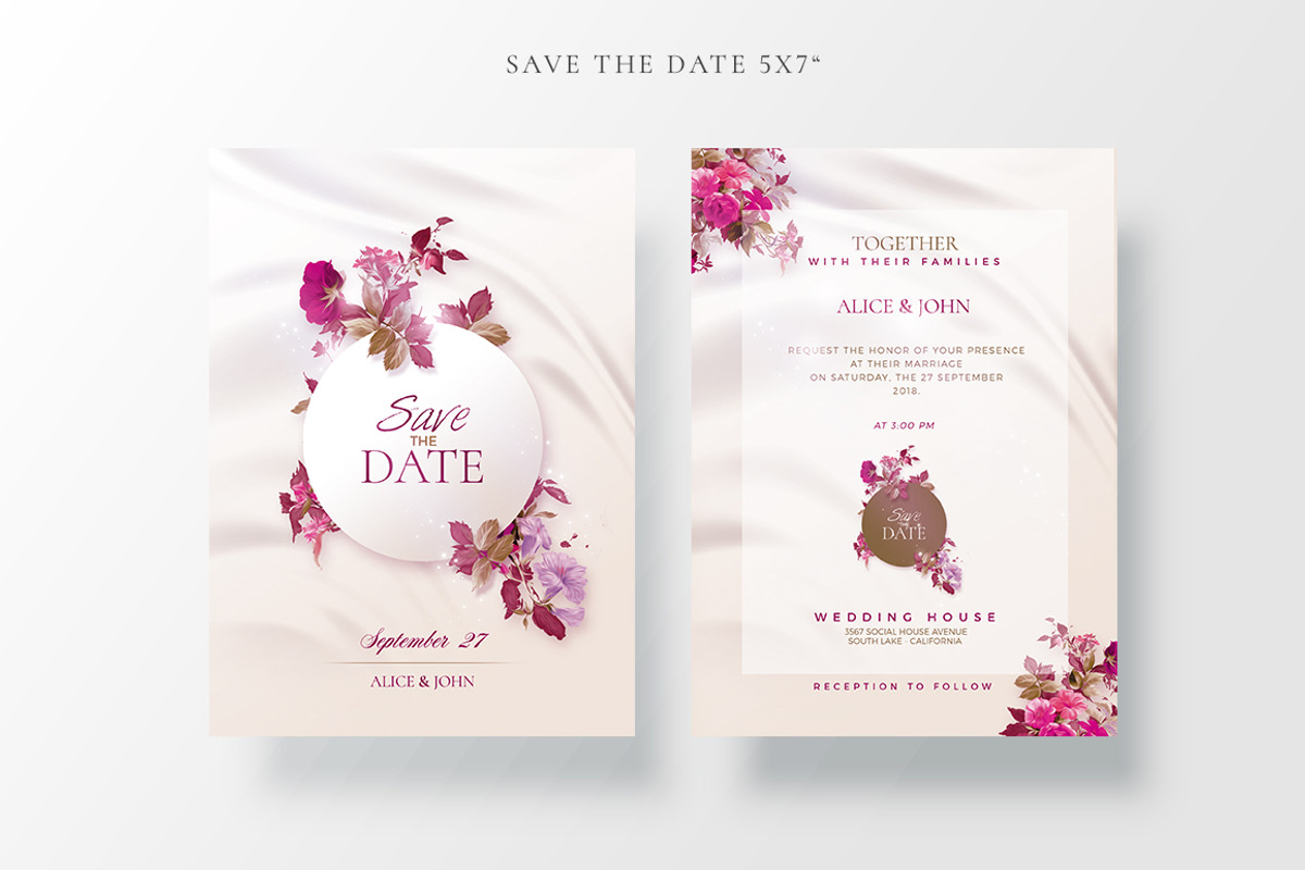 Modern Wedding Invitation - Template, an Invitation Template by Rome B Creation (Photo 2 of 4)