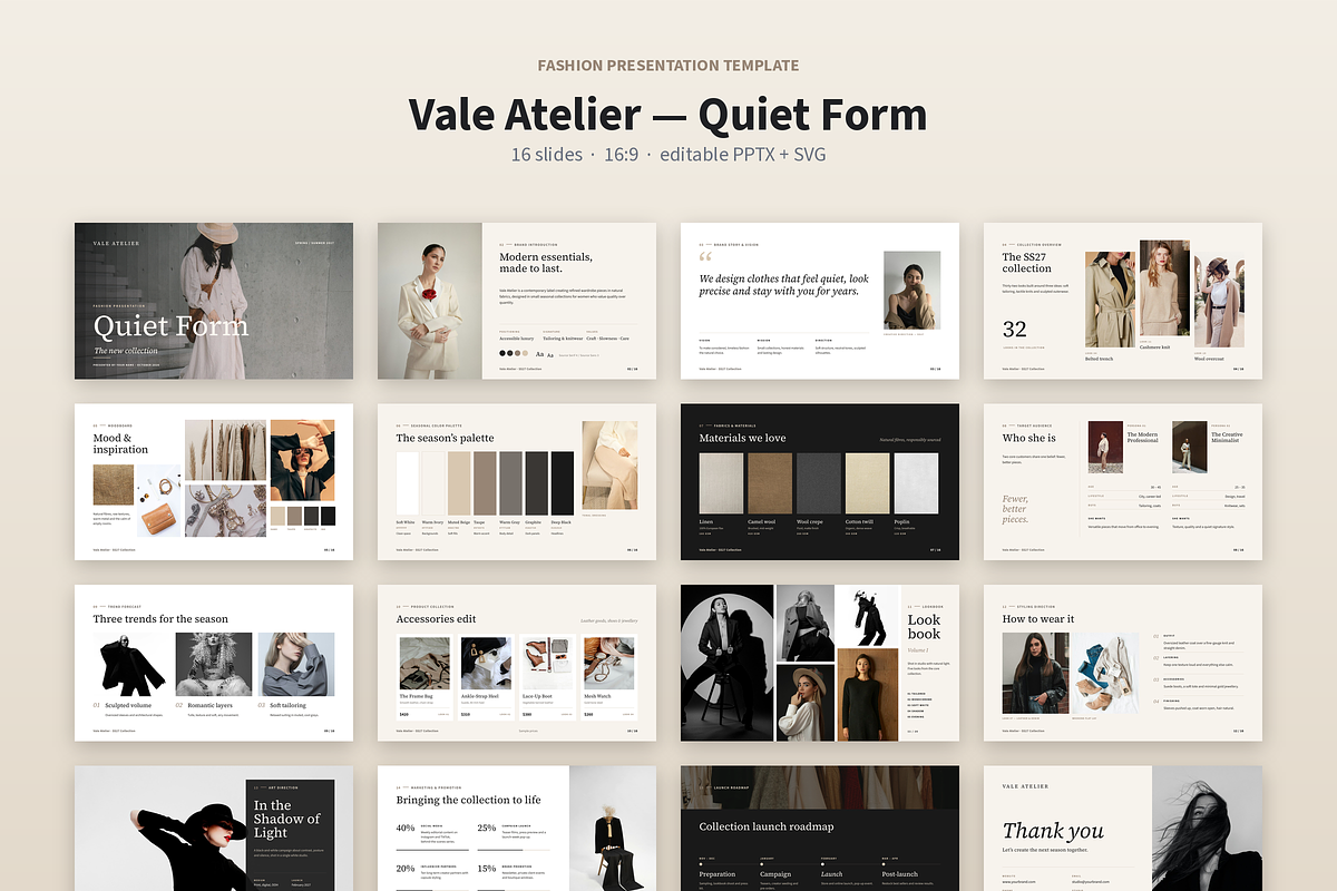 Fashion Presentation Template, a Presentation Template by novexora (Photo 1 of 5)