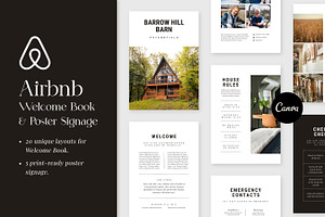 Airbnb Welcome Book & Signs Template