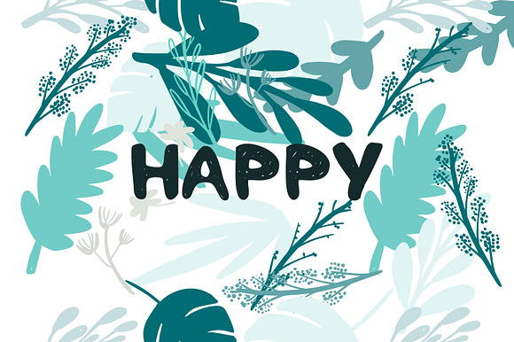 Happy font+bonus preview 5