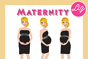 Maternity Pregnant Portrait Creator, a Person Illustration by Lauren Lesley Studio (Thumbnail 21 of 45)