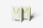 Paper Bag Mockup, a Merchandise Mockup by bimockup (Thumbnail 5 of 6)