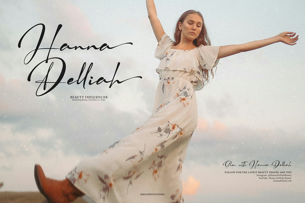 Flentha Bellyora Casual Script Font, a Script Font by Denustudios (Photo 2 of 13)