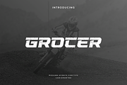Grocer, a Font by garismantra (Thumbnail 1 of 4)