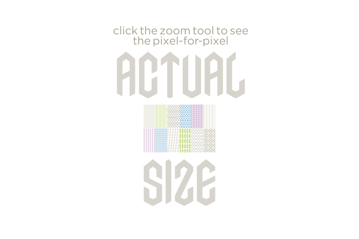 16 Seamless Pixel Patterns preview 2