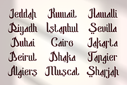 Hakia Qafila – Arabic Style Font, a Serif Font by Randi Irvan | Rvandtype (Thumbnail 3 of 10)