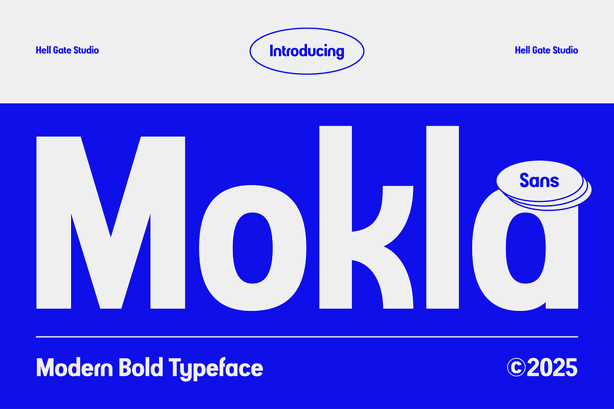 Mokla Sans, a Sans Serif Font by GRVS Studio (Photo 1 of 4)