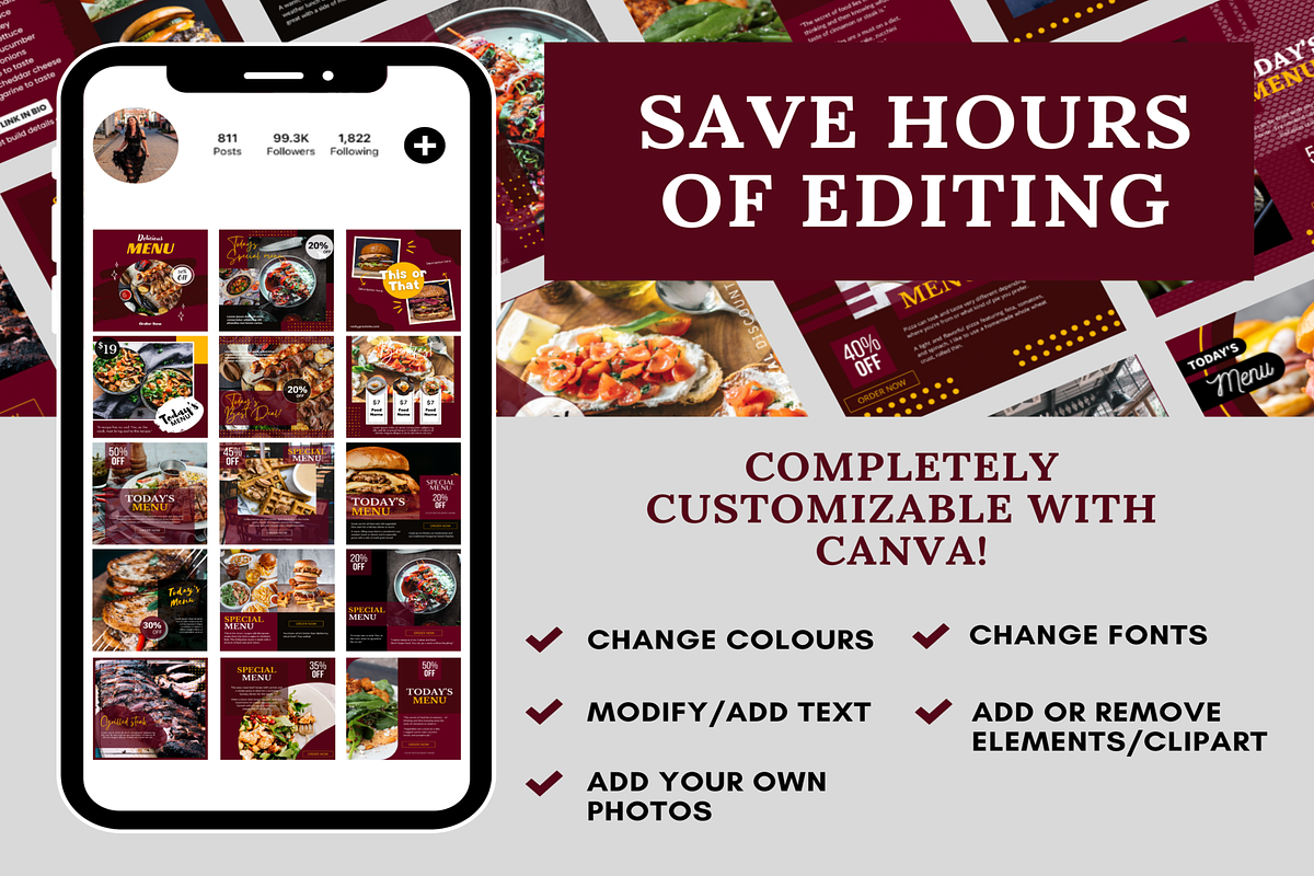 Animated Food Restaurant Instagram, a Social Media Template by LushBury (Photo 6 of 8)