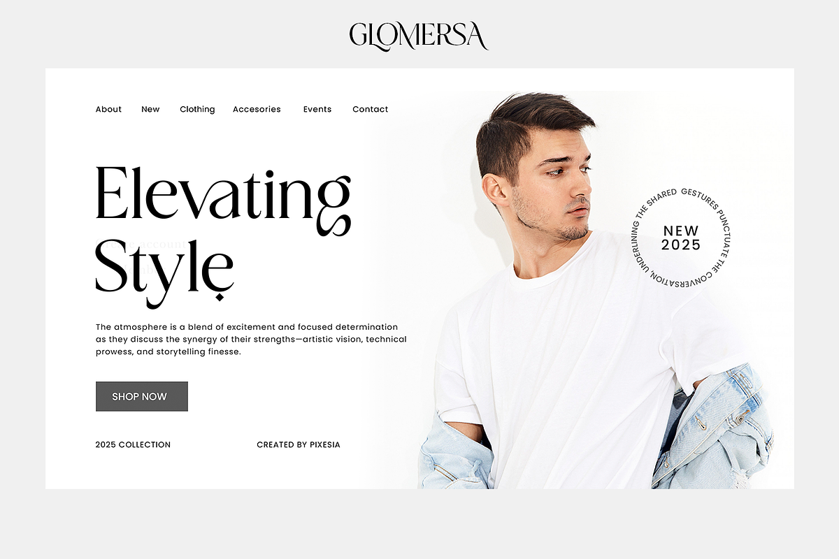 Glomersa - Modern Luxury Serif Font, a Serif Font by Pixesia Studio (Photo 8 of 10)