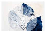 Deca Co - Blue Ink Botanical Shapes, a Texture Illustration by milatovar (Thumbnail 14 of 25)