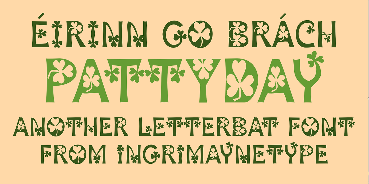 PattyDay, a Font by Ingrimayne Type (Photo 1 of 5)