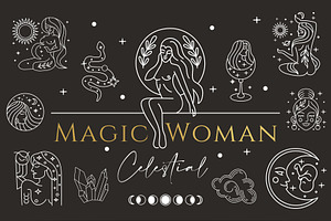 Magic Woman Feminine Celestial Pack