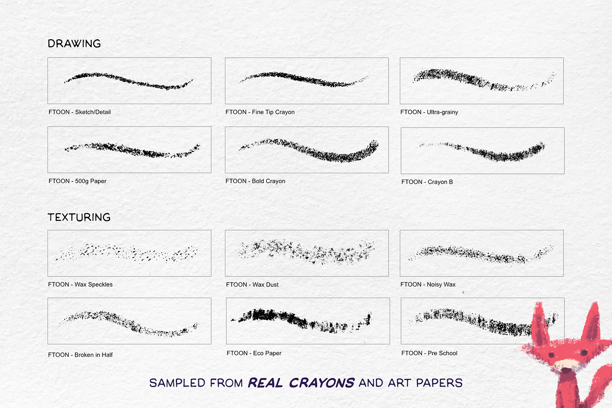 Crayon Box for Affinity, a Brush Add-On by Frankentoon Store (Photo 4 of 8)