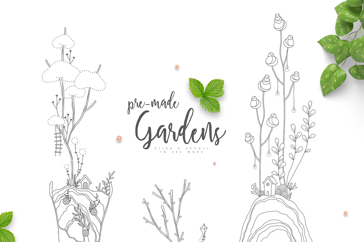 Fairy Garden - Magical Forest, an Illustration by Euonia Meraki (Photo 4 of 11)
